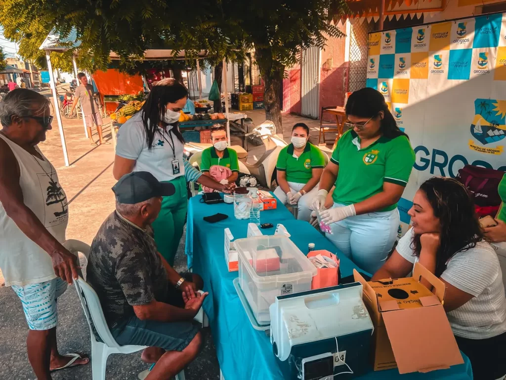 Prefeitura de Grossos promove ação de saúde preventiva com serviços gratuitos à população