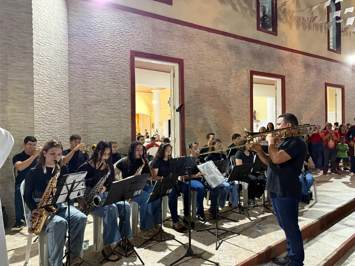 Banda de Música José Maria da Silva abre os festejos do Padroeiro Sagrado Coração de Jesus