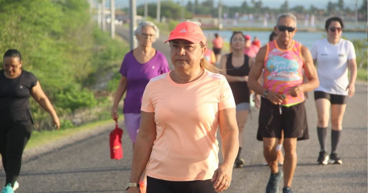 corrida e caminhada